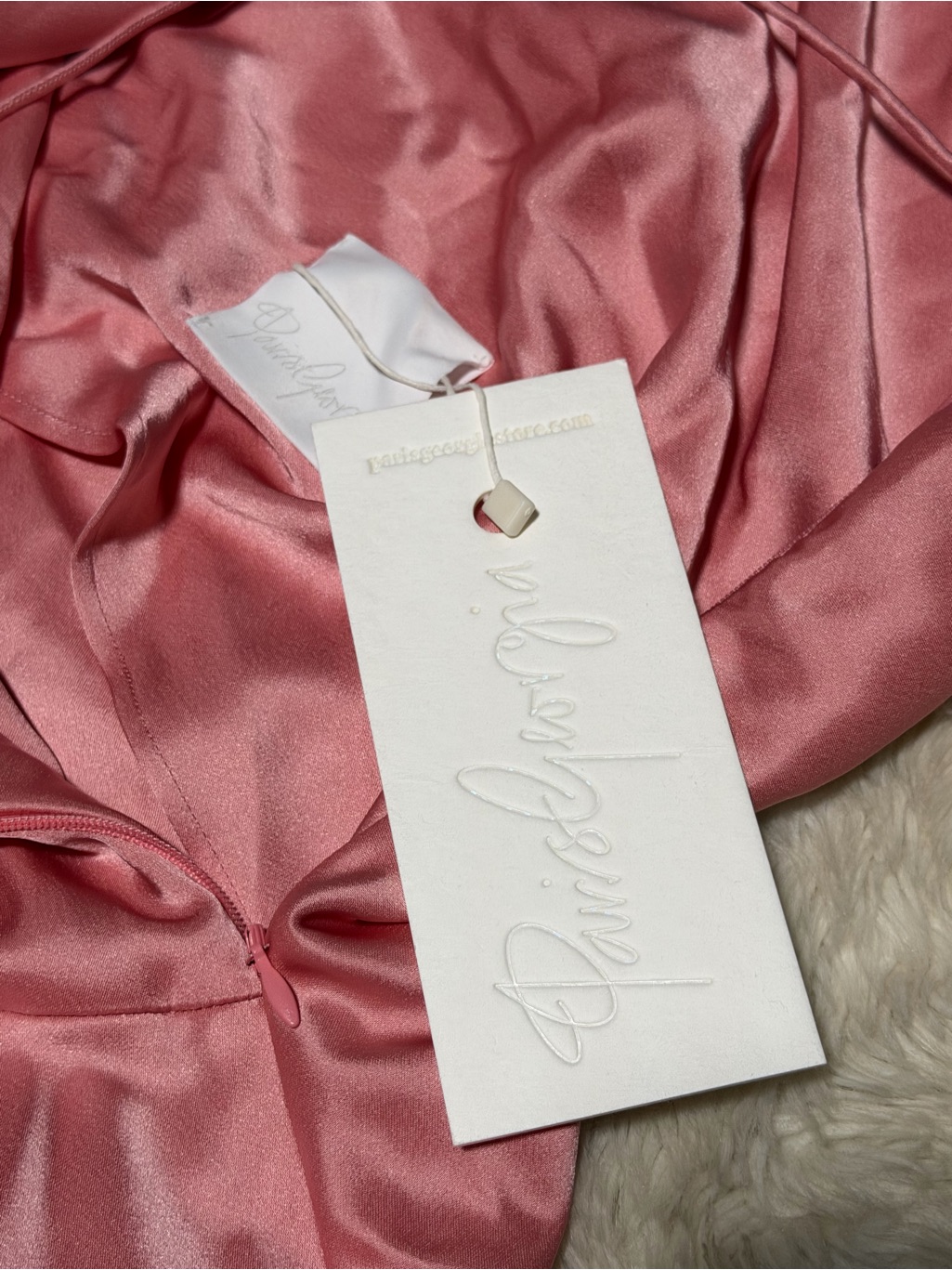 Nwt Paris Georgia Womens Minka Midi Slip Dress In Pink - Size Small — image 5 of 8